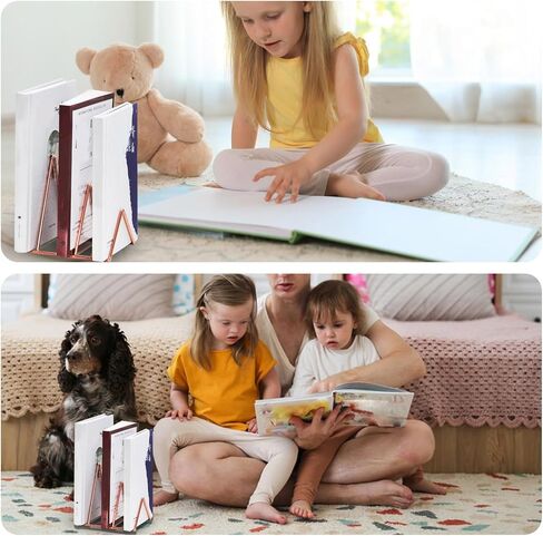 5 فحوصات في مجلة المثلث المثلث ، فحف فرار ملفات-منظم سطح مكتب متعدد الاستخدامات لغرفة النوم وغرفة المعيشة والدراسة والمكتب (الذهب الوردي) in Kuwait