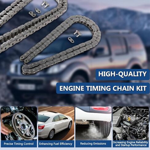 0009931078 Engine Timing Chain Kit with Intake Exhaust VVT Cam Sprockets Fits for 2012-2014 C250 E250 SLK200 1.8L, Fits for 2010 C200 1.8L, Replace OE 0009931078 2710501400 2710501500 in Saudi Arabia