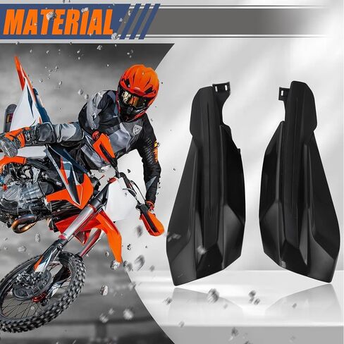 Dirt Bike Handguards,Motorcycle Handle Protector Compatible with Universal EXC XC SX SXF XCF XC-W TPI 125-500-Black in Saudi Arabia