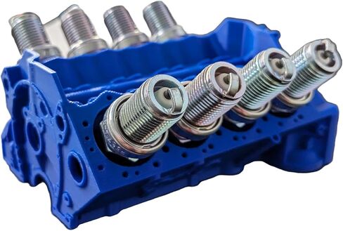 V8 Park Pluge حامل - حامل/منظم ثلاثي الأبعاد لعشاق السيارات ، المتوفر باللون الأحمر والأخضر والأزرق. يجعل هدية رائعة! (أخضر) in Kuwait