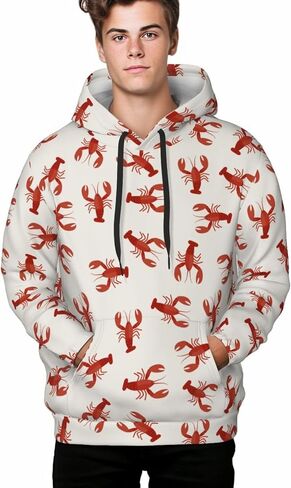 Flaming Skull Hoodies For Men Funny 3d Print Graphic Sweatshirt Unisex Pullover With Big Pockets in Kuwait