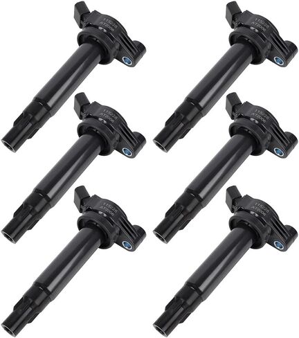 لفائف Coil Ignition Coils ECCPP UF-430 6 PCS ، لتويوتا سولارا 3.3L 2004-2008 ، من أجل Highlander 3.3L 2004-2007 ، لـ Camry/Sienna/RX330/ES330 3.3L 2004-2006 ، لـ LEXUS RX400H 3.3L 2006-008 C1452 5C1442 in Saudi Arabia