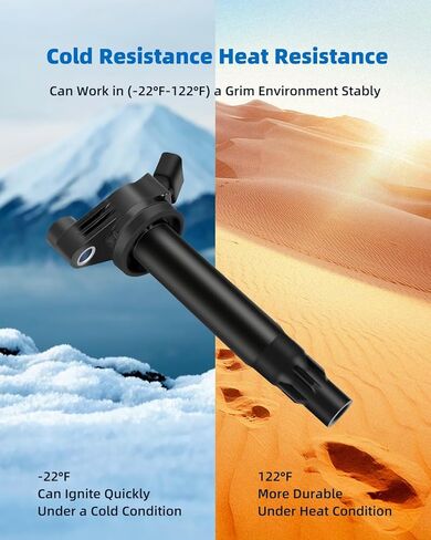 لفائف Coil Ignition Coils ECCPP UF-430 6 PCS ، لتويوتا سولارا 3.3L 2004-2008 ، من أجل Highlander 3.3L 2004-2007 ، لـ Camry/Sienna/RX330/ES330 3.3L 2004-2006 ، لـ LEXUS RX400H 3.3L 2006-008 C1452 5C1442 in Saudi Arabia