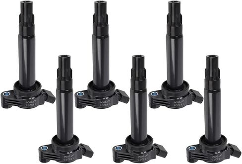 لفائف Coil Ignition Coils ECCPP UF-430 6 PCS ، لتويوتا سولارا 3.3L 2004-2008 ، من أجل Highlander 3.3L 2004-2007 ، لـ Camry/Sienna/RX330/ES330 3.3L 2004-2006 ، لـ LEXUS RX400H 3.3L 2006-008 C1452 5C1442 in Saudi Arabia