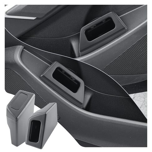 LUWU Car Trash Can Compatible with 2018-2022 2023 2024 2025 Tesla Model3 & ModelY Interior Accessories Car Trash with Lid Portable Mini Trash Dustbin Garbage Trash Bin Car Waste Bin Leak-Proof 2PCS in Kuwait
