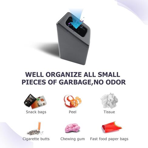 LUWU Car Trash Can Compatible with 2018-2022 2023 2024 2025 Tesla Model3 & ModelY Interior Accessories Car Trash with Lid Portable Mini Trash Dustbin Garbage Trash Bin Car Waste Bin Leak-Proof 2PCS in Kuwait