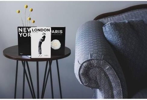 Faux Decorative Bookend - Decorative Books - Boxes for Coffee Table, Bookshelf Decor - Fake Books for Home Decor, Photo Box Storing Memories - Set of 3 Units- Ref: Cities in Kuwait