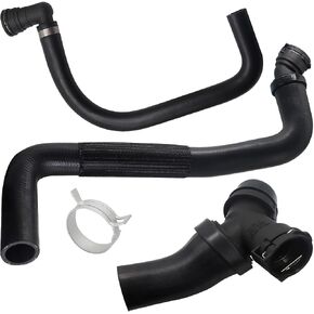 Upper Radiator Hose Y-Connector Lower Degaus Fit for Ford F150 5.0L 2011 2012 2013 2014 2015 2016 2017 2018 2019 2020 Replaces # DR3Z-8566-A CL3Z 8260-A BL3Z 8C350-A