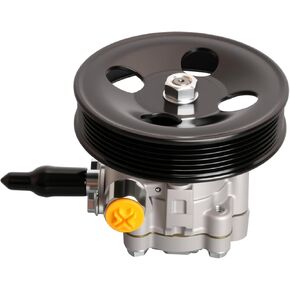 21-5450 Power Steering Pump with Pulley fit for Nissan Altima 2.5L L4 2004 2005 2006, fit for Nissan Sentra 2.5L L4 2004 2005 2006, Replace 215450 491106Z700 AA1215450 Power Assist Pump