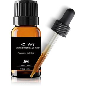 My Way 10 مل رائحة الزيت العطري - فندق فاخر مستوحى من الزيت العطري الناشر - خشب الصندل ، الأرز ، وإيريس - مستوحى من شاطئ ميامي واحد - إعادة ملء زيت الناشر الواحد