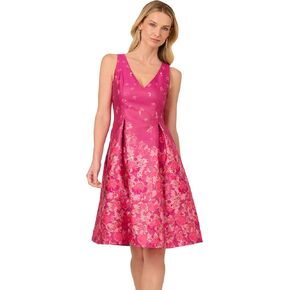 Adrianna Papell Women's Border Border Dress