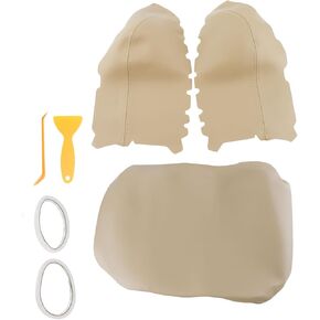 Front Door Panel Armrest Cover and Center Console Cover Compatible with Honda Pilot 2009-2015 with Removal Tool (Gray) in Kuwait