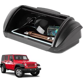 Linskip for Jeep JK Interior Accessories Dashboard Storage Organizer Dash Panel Tray Box for 2011-2017 Jeep Wrangler JK JKU 2-door/4-door Sahara Sport Rubicon Accessory