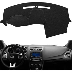 Dash Cover Mat Custom Fit for Dodge Avenger,Dashboard Pad Cap Carpet Protector (Black) K249