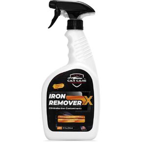 Car Care Iron Remover X, Car Detailing Iron Rust Remover-Wheel, Paint, Ceramic-Cleaner-Car Cleaner Exterior Care Products, Colorless Rim Cleaner, Decal Remover-Use Before Clay Bar (128 Fl Oz Gallon)