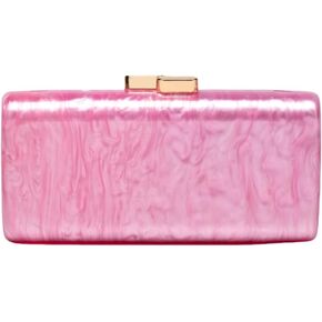 Women Acrylic Clutch for Women Evening HandBag Lipstick Bag for Wedding Party Prom Cocktail Gold Clasp