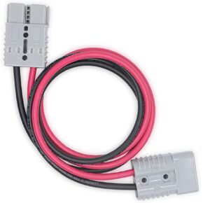 50 A 600 V Anderson Connector Plug with O-Ring Battery Connector Cable 8 AWG 100 cm (39.37 inch) Cable Battery Quick Connector Forklift Plug Wire Trailer Power Storage Harness Power Forklift