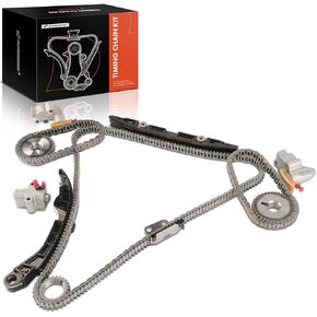 A-Premium 12PCS سلسلة توقيت سلسلة توقيت مجموعة W/subrocket & tensioner ودليل متوافق مع Nissan & Infiniti-Altima 2007-2014 ، Murano 2009-2013 ، Pathfinder 2013-2014 ، Quest ، QX60 ، JX35-V6 3.5L