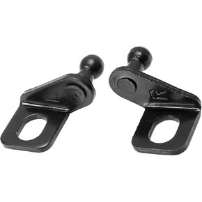 1 Pair 10mm Car Ball Studs Mounting Brackets Black for Gas Struts Shocks 42x35x21mm Replace Parts