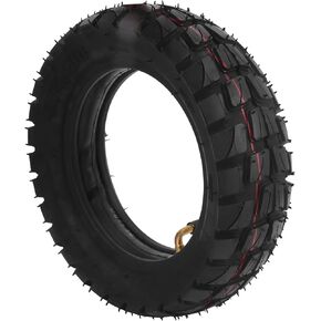 Rubber Scooter Tires, 10in Electric Scooter Tire with 10x2.5in Inner Tube Inflatable Rubber Tyre Replacement 255x80 Outer Tube