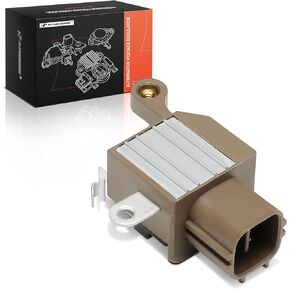 A-Premium Alternator Voltage Regulator Compatible with Toyota Camry, RAV4, Tacoma, Highlander, Tundra, 4Runner, Avalon, Venza, FJ Cruiser & Lexus ES350, GS300, GS350, IS250, IS350, B-Circuit 14.3 Vset