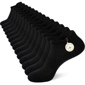 Heatuff 7 أزواج رجال الجوارب كاحل القطن منخفض قطع الراحة القابلة للتنفس الجوارب غير الرسمية مع علامة تبويب