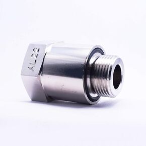 EZ (AL-22) Silver 22mm-1.5 Thread Size Oil Drain Valve Adapter