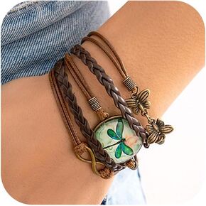 Western Boho Bracelets for Women Turquoise Leather Warp Bracelet Western Jewelry Summer Beach Vacation Essentials Country Concert Outfits Accessories
