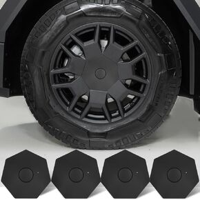 Cyber Truck Accessories 2025 Wheel Covers for Tesla Cybertruck Accessories 2024 2023 Hubcaps, 4 PCS Center Wheel Caps (Cyber Truck-1)