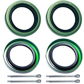 4pcs Trailer Hub Wheel Grease Seal 171255tb 3500 Lb Wheel Seal Trailer Hub Seal 1.719'' X 2.565'' with 4 Pins for Dexter 010-019-00 (10-19),Transcom 171255tb,National 473336,NOK AD2548EO