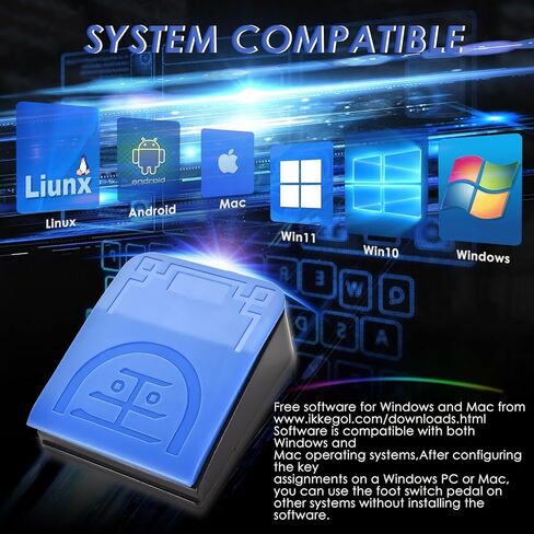 لعبة مفتاح تبديل للقدمين الواحدة من iKKEGOL 2022 مطور USB بمفتاح واحد ومفتاح للتشغيل بمفتاح واحد مخصص لوحة مفاتيح الكمبيوتر ماوس لعبة HD-(الدواسة الصفراء) in Kuwait