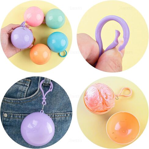 AUEAR, Portable Disposable Emergency Raincoats Waterproof Rain Poncho in A Ball for Traveling Camping Outdoor in Saudi Arabia
