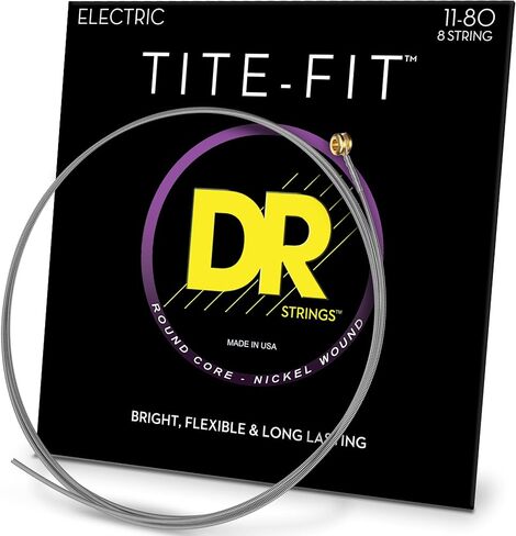 DR Strings TITE FIT Electric Guitar Strings (TF8-11) in Kuwait