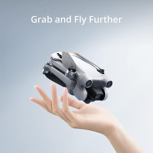 DJI Mini 3 Pro (DJI RC) – Lightweight and Foldable Camera Drone with 4K/60fps Video, 48MP Photo, 34-min Flight Time, Tri-Directional Obstacle Sensing, Ideal for Aerial Photography and Social Media in Saudi Arabia