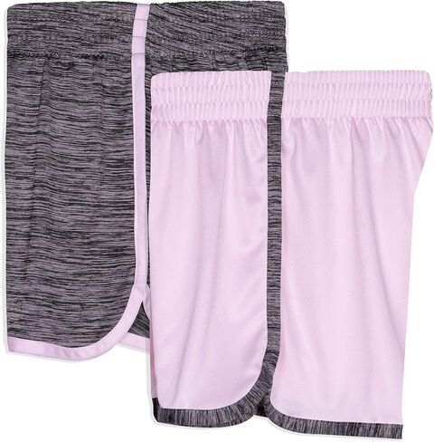 Cheetah Girls 2 Pack Active Running Athletic Gym Shorts Set Workout Activewear Lightweight for Teen Girls Kids Sports in Saudi Arabia