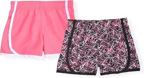 Cheetah Girls 2 Pack Active Running Athletic Gym Shorts Set Workout Activewear Lightweight for Teen Girls Kids Sports in Saudi Arabia