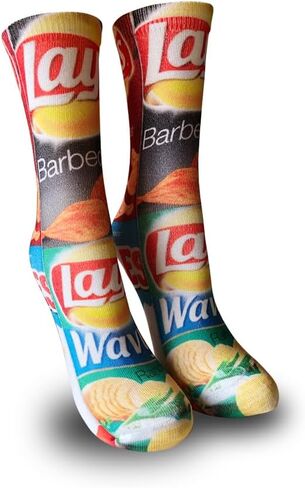 KACOLOR Women Crazy SocksFunny Novelty Socks Colorful Candy Snack Junk Food Patterned Crew Socks in Kuwait