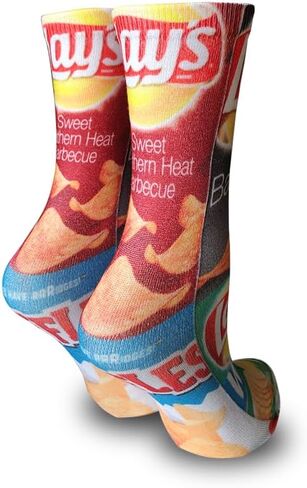 KACOLOR Women Crazy SocksFunny Novelty Socks Colorful Candy Snack Junk Food Patterned Crew Socks in Kuwait