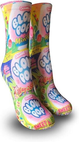 KACOLOR Women Crazy SocksFunny Novelty Socks Colorful Candy Snack Junk Food Patterned Crew Socks in Kuwait