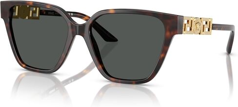 Versace Woman Sunglasses Black Frame, Dark Grey Lenses, 56MM in Kuwait