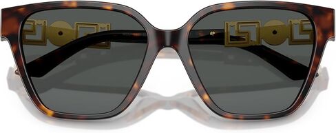 Versace Woman Sunglasses Black Frame, Dark Grey Lenses, 56MM in Kuwait