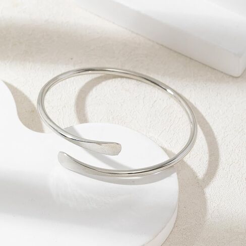 Gold Silver Arm Cuff for Women Upper Arm Bracelet Trendy Dainty Thin Bangle Bracelets Minimalist Armband Summer Beach Jewelry in Saudi Arabia
