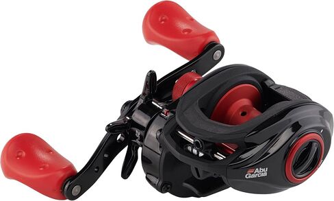 Abu Garcia Max X Low Profile Baitcast Reel, Size LP (1539734), 4 Stainless Steel Ball Bearings + 1 Roller Bearing, Synthetic Star Drag, Max of 15lb | 6.8kg in Kuwait