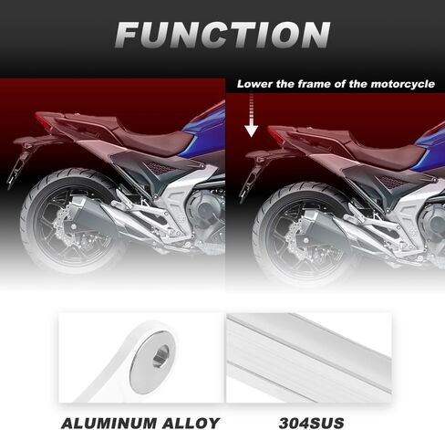 XITOMER 0-1.2 بوصة قم بتعديل طقم التخفيض المناسب لـ KLX250 KL250S KL250SF 2006-2020 ، KLX300R 2000-2024 KLX STEEN SUTPENSION LINK LINK LINK in Saudi Arabia