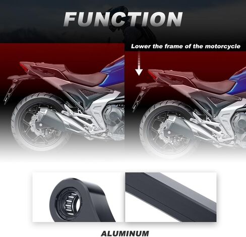Xitomer 1'' Lowering Link, Fit for MT09 /SP TRACER 9GT 2021-2024 / XSR900 2022 2023 2024, Suspension Links Lower kits Lowering(Black) in Saudi Arabia
