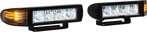 منتجات المشترين SAM 1312100 منخفضة الأضواء المدفوعة للثلوج LED المدفأة ومشترين منتجات PLB12SS من الفولاذ المقاوم للصدأ شاحنات غطاء محرك السيارة ، 15 LED واضحة مع المسحوق المسحوق السوداء. in Kuwait