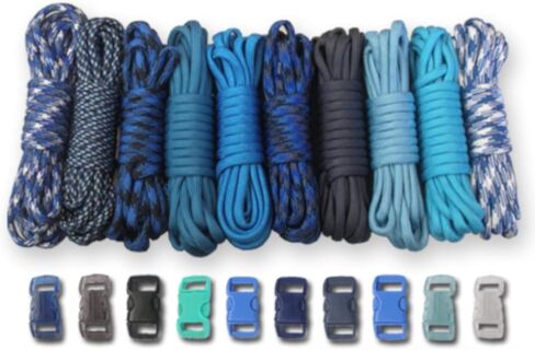 Paracord Planet 550lb Type III Paracord Combo Crafting Kits with Buckles (3 Neons) in Saudi Arabia
