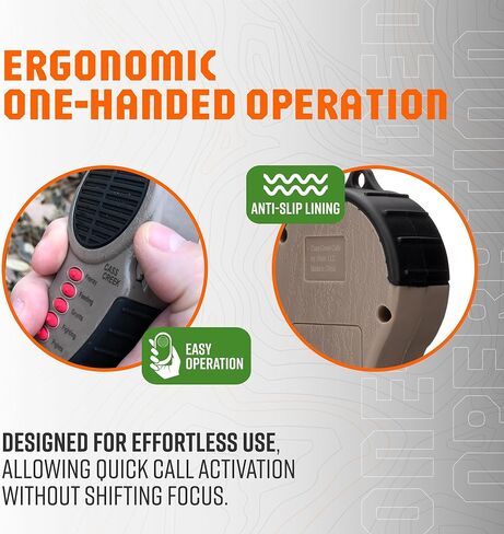Cass Creek Ergo Deer Call ، مكالمة لعبة إلكترونية محمولة ، CC983 ، تصميم مدمج ، 5 مكالمات في 1 ، مكالمات خبيرة للجميع in Kuwait
