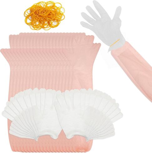 20 زوجًا من أدوات خلع الملابس الميدانية لصيد الغزلان، قفازات تنظيف من مادة PVC للاستعمال مرة واحدة طويلة وقصيرة in Saudi Arabia
