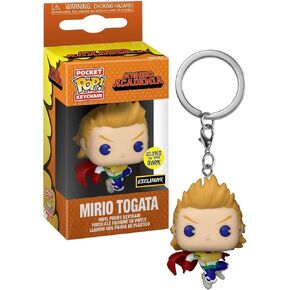 Funko Pocket Pop! My Hero Academia Animation - Mirio Togata Glow-in-The-Dark Key Chain Hot Topic Exclusive